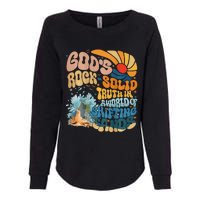 GodS Rock Solid Breaker Rock Beach Vbs 2024 Christian Womens California Wash Sweatshirt