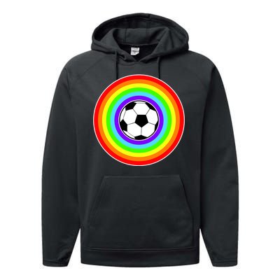 Grant Rainbow Soccer Ball Wahl World Tribute Performance Fleece Hoodie