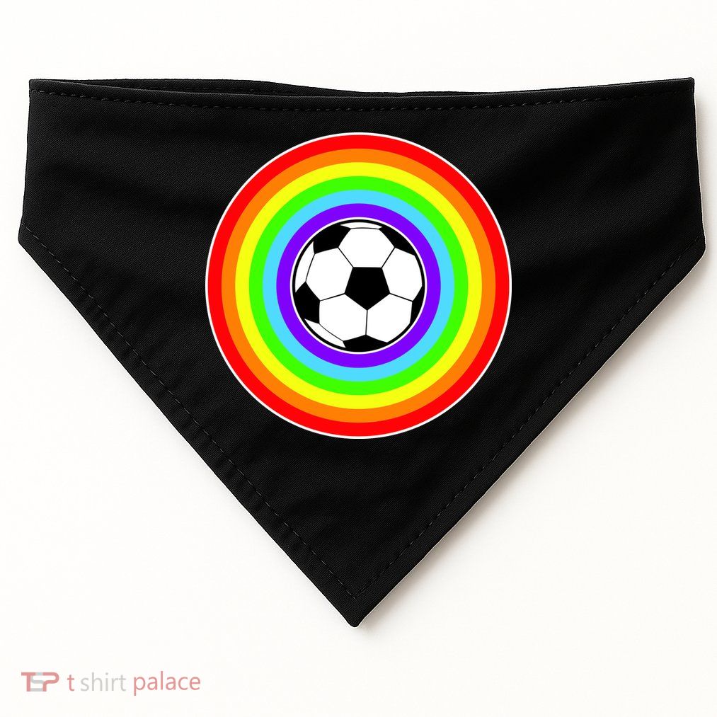 Grant Rainbow Soccer Ball Wahl World Tribute USA-Made Doggie Bandana