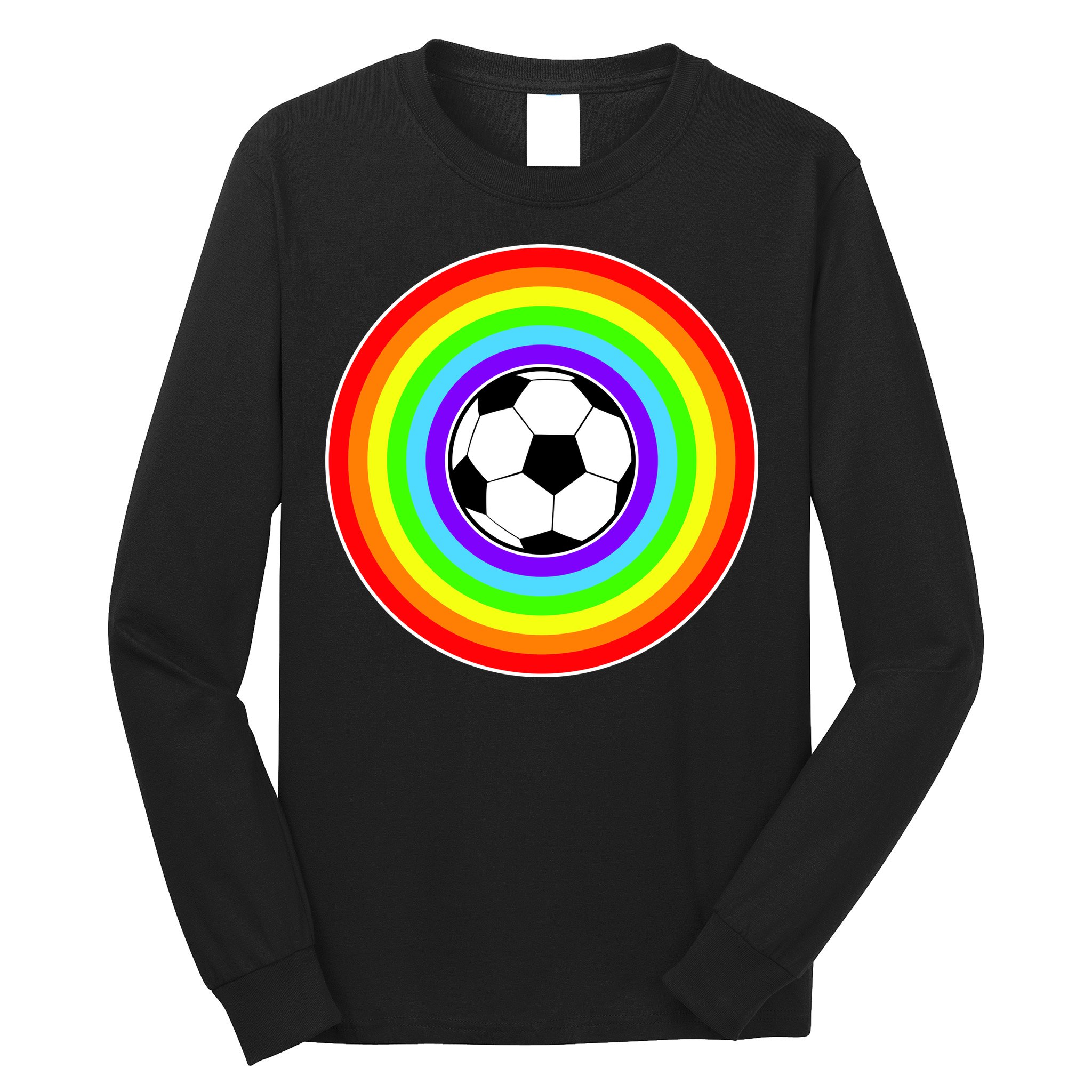 Grant Rainbow Soccer Ball Wahl World Tribute Long Sleeve Shirt