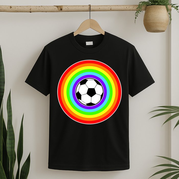 Grant Rainbow Soccer Ball Wahl World Tribute T-Shirt