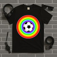 Grant Rainbow Soccer Ball Wahl World Tribute T-Shirt