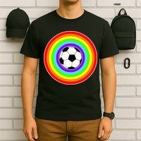 Grant Rainbow Soccer Ball Wahl World Tribute T-Shirt