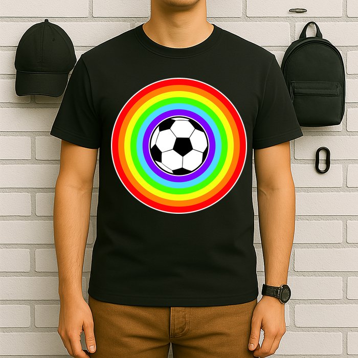Grant Rainbow Soccer Ball Wahl World Tribute T-Shirt
