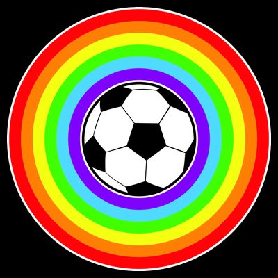 Grant Rainbow Soccer Ball Wahl World Tribute T-Shirt