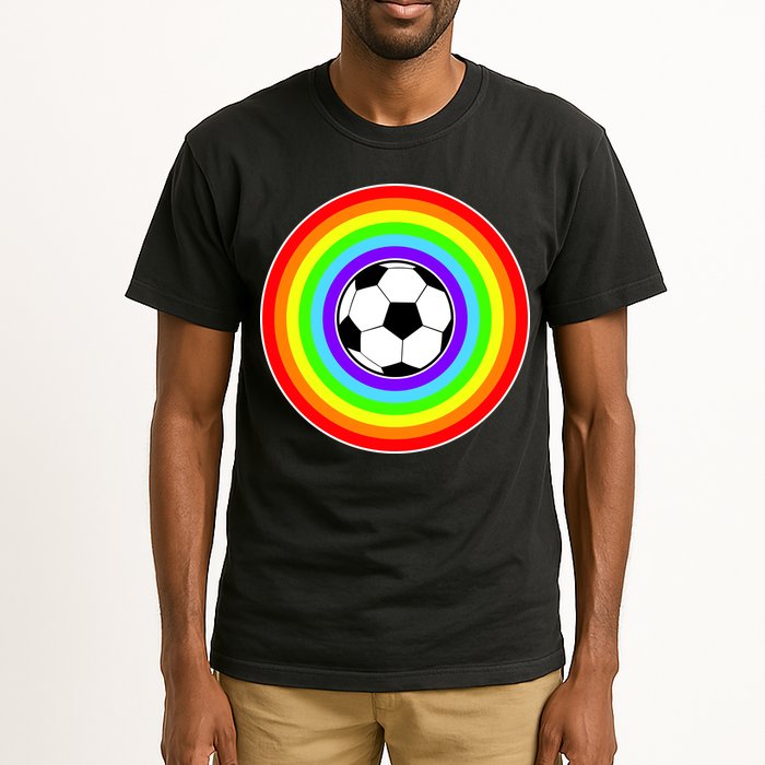 Grant Rainbow Soccer Ball Wahl World Tribute Tall T-Shirt
