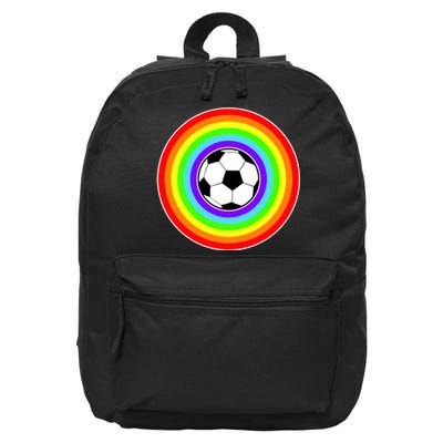 Grant Rainbow Soccer Ball Wahl World Tribute 16 in Basic Backpack