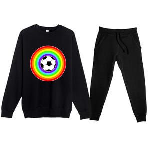 Grant Rainbow Soccer Ball Wahl World Tribute Premium Crewneck Sweatsuit Set