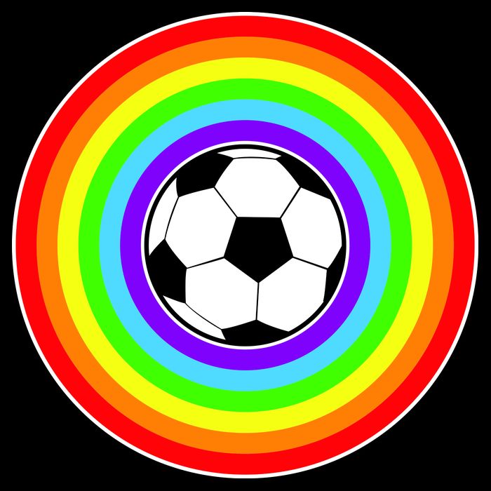 Grant Rainbow Soccer Ball Wahl World Tribute Baby Bodysuit