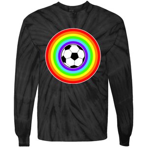 Grant Rainbow Soccer Ball Wahl World Tribute Tie-Dye Long Sleeve Shirt