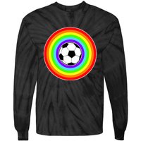 Grant Rainbow Soccer Ball Wahl World Tribute Tie-Dye Long Sleeve Shirt