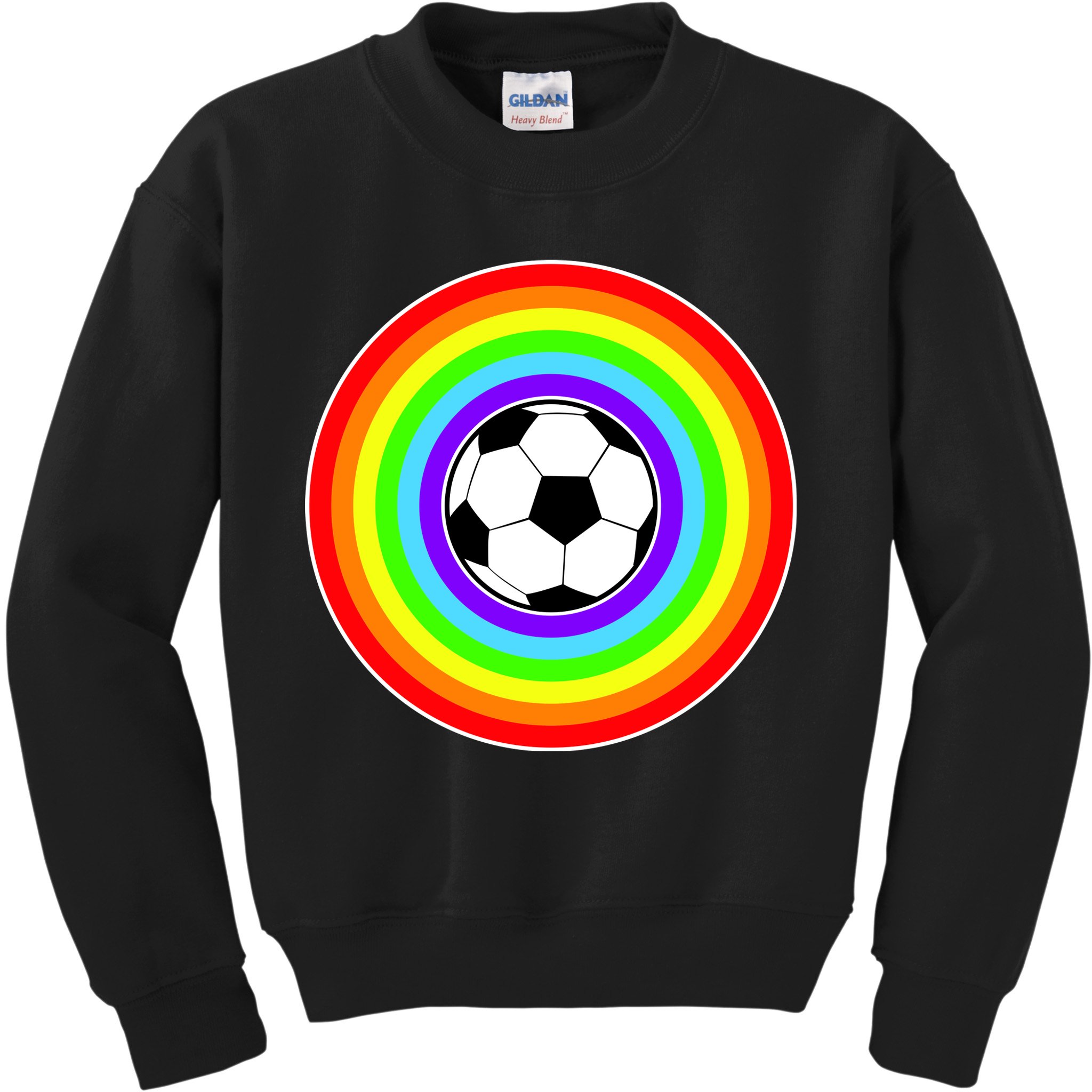 Grant Rainbow Soccer Ball Wahl World Tribute Kids Sweatshirt