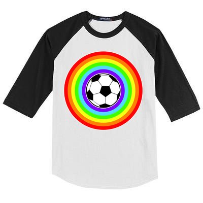 Grant Rainbow Soccer Ball Wahl World Tribute Kids Colorblock Raglan Jersey