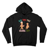 Groovy Retro School Nurse Christmas Did You Try Icing It Hoodie