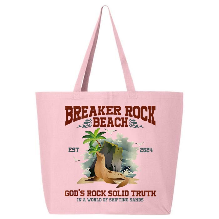 GodS Rock Solid Retro Breaker Rock Beach Vbs 2024 25L Jumbo Tote
