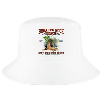 GodS Rock Solid Retro Breaker Rock Beach Vbs 2024 Cool Comfort Performance Bucket Hat