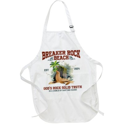 GodS Rock Solid Retro Breaker Rock Beach Vbs 2024 Apron
