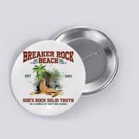 GodS Rock Solid Retro Breaker Rock Beach Vbs 2024 Button