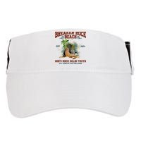 GodS Rock Solid Retro Breaker Rock Beach Vbs 2024 Adult Drive Performance Visor