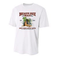 GodS Rock Solid Retro Breaker Rock Beach Vbs 2024 Youth Performance Sprint T-Shirt