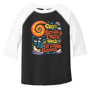 GodS Rock Solid Breaker Rock Beach Vbs 2024 Christian Toddler Fine Jersey T-Shirt