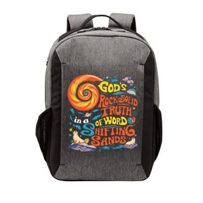 GodS Rock Solid Breaker Rock Beach Vbs 2024 Christian Vector Backpack