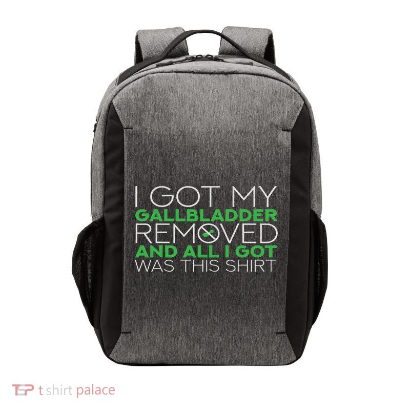 Gallbladder Removal Surgery Recovery Vector Backpack