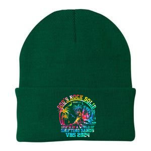 Gods Rock Solid Breaker Rock Beach Vbs 2024 Christian Knit Cap Winter Beanie