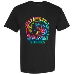 Gods Rock Solid Breaker Rock Beach Vbs 2024 Christian Garment-Dyed Heavyweight T-Shirt