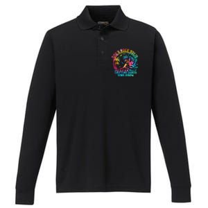 Gods Rock Solid Breaker Rock Beach Vbs 2024 Christian Performance Long Sleeve Polo