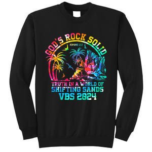 Gods Rock Solid Breaker Rock Beach Vbs 2024 Christian Sweatshirt