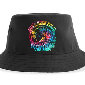 Gods Rock Solid Breaker Rock Beach Vbs 2024 Christian Sustainable Bucket Hat