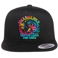 Gods Rock Solid Breaker Rock Beach Vbs 2024 Christian Flat Bill Trucker Hat