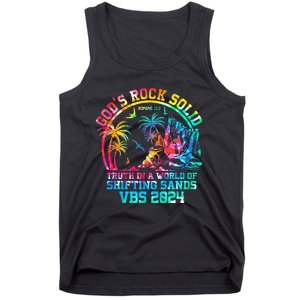 Gods Rock Solid Breaker Rock Beach Vbs 2024 Christian Tank Top