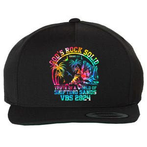 Gods Rock Solid Breaker Rock Beach Vbs 2024 Christian Wool Snapback Cap