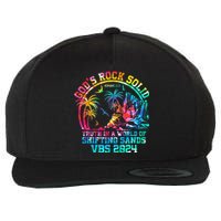 Gods Rock Solid Breaker Rock Beach Vbs 2024 Christian Wool Snapback Cap