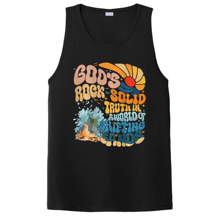 GodS Rock Solid Breaker Rock Beach Vbs 2024 Christian PosiCharge Competitor Tank