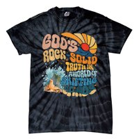 GodS Rock Solid Breaker Rock Beach Vbs 2024 Christian Tie-Dye T-Shirt