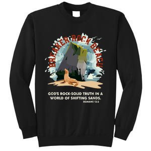 GodS Rock Solid Breaker Rock Beach Vbs 2024 Christian Sweatshirt