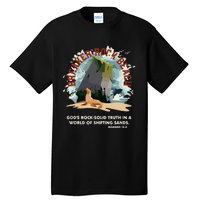 GodS Rock Solid Breaker Rock Beach Vbs 2024 Christian Tall T-Shirt