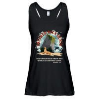 GodS Rock Solid Breaker Rock Beach Vbs 2024 Christian Ladies Essential Flowy Tank