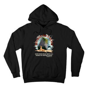 GodS Rock Solid Breaker Rock Beach Vbs 2024 Christian Tall Hoodie