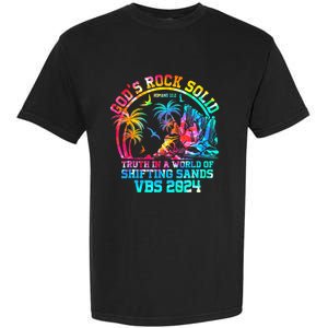 Gods Rock Solid Breaker Rock Beach Vbs 2024 Christian Garment-Dyed Heavyweight T-Shirt