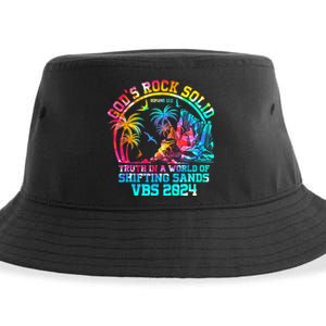 Gods Rock Solid Breaker Rock Beach Vbs 2024 Christian Sustainable Bucket Hat