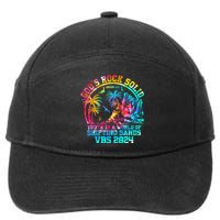 Gods Rock Solid Breaker Rock Beach Vbs 2024 Christian 7-Panel Snapback Hat