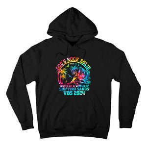 Gods Rock Solid Breaker Rock Beach Vbs 2024 Christian Tall Hoodie