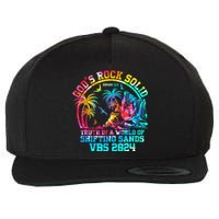 Gods Rock Solid Breaker Rock Beach Vbs 2024 Christian Wool Snapback Cap