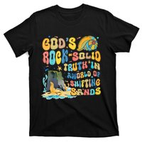 GodS Rock Solid Breaker Rock Beach Vbs 2024 Christian Trending Design T-Shirt