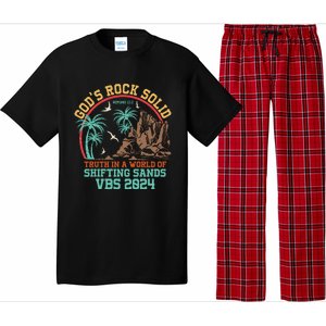 GodS Rock Solid Truth In A World Of Shifting Sands Vacation Pajama Set