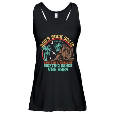 GodS Rock Solid Truth In A World Of Shifting Sands Vacation Ladies Essential Flowy Tank